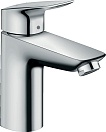 Смеситель для раковины Hansgrohe Logis 100 со сливным гарнитуром 71104000