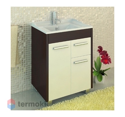 Тумба с раковиной Comforty Барселона-70 напольная венге 00003131799