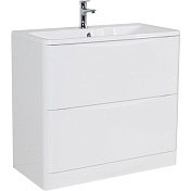 Тумба под раковину BelBagno ACQUA 90 напольная Bianco Lucido ACQUA-900-2C-PIA-BL