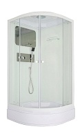 Душевая кабина Parly Bianco 85x85 (прозрачное стекло) белый BMM86