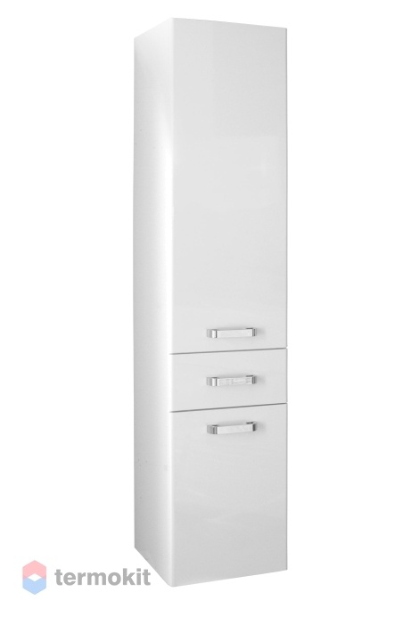 Шкаф-колонна MIXLINE Стив 34 подвесной белый глянец 536805