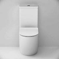 Унитаз напольный AM.PM Like безободковый с бачком с сиденьем микролифт C808600SC