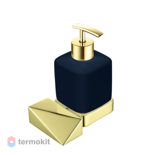 Дозатор для мыла Boheme New Venturo золото/черный 10317-G-B