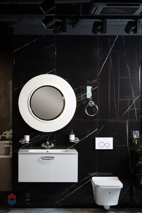 Зеркало Armadi Art NeoArt SHINE 82 с подсветкой белый 528-W light