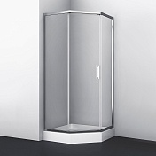 Душевой уголок WasserKRAFT Naab 900x900x2000 серебристый 86S11