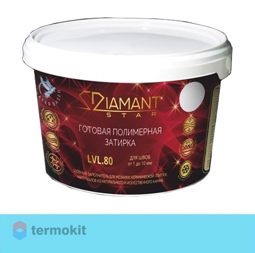 Затирка Диамант полимерная Diamant Star 819 небесный (2 кг)