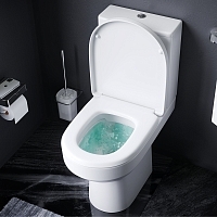 Унитаз напольный AM.PM Spirit 2.0 FlashClean с бачком без сиденья C708600WH