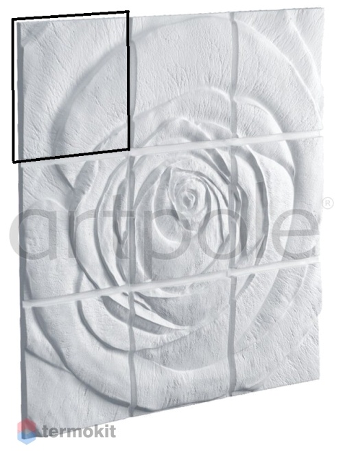 Гипсовая Панель Artpole Rose-1 М-0044-1 60x60