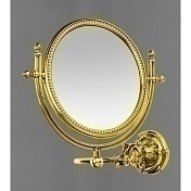 Костетическое зеркало двустороннее Art&Max Barocco античное золото AM-2109-Do-Ant