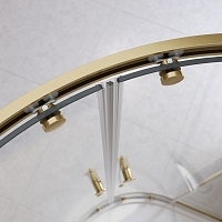 Душевой уголок Cezares Relax 304 2000x900x900 брашированное золото RELAX-304-R-2-90-C-BORO