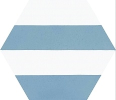 Керамогранит Codicer Porto Hex. Capri Blue 25x22