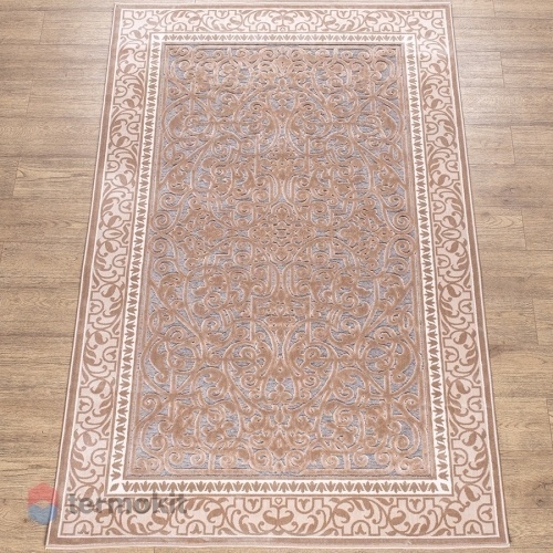 Ковёр Kitroom Шенилл 150x230 прямоугольный бежевый/серый 27812 24188