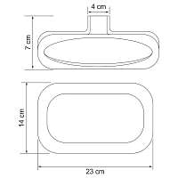 Кольцо для полотенец WasserKRAFT Kammel K-8360WHITE УЦЕНЕННОЕ