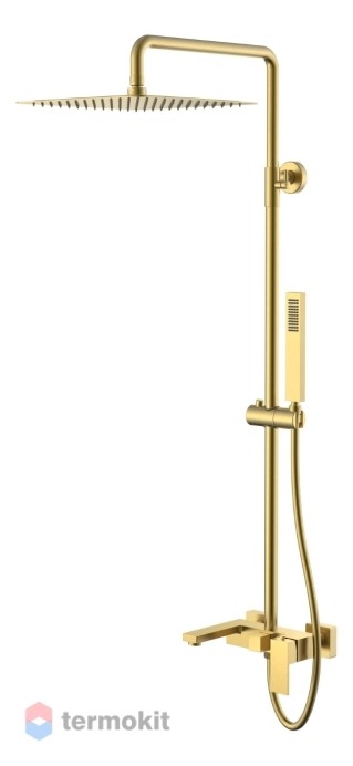 Душевая система Boheme Qubic Matt Gold 478-MG