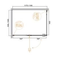 Душевой уголок Cezares Bellagio 2000x1200x1000 брашированное золото BELLAGIO-AH-1-120/100-C-BORO