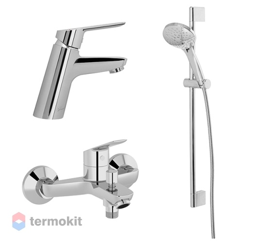 Комплект смесителей Jacob Delafon Lucien хром E20849+E20848+E32907-CP