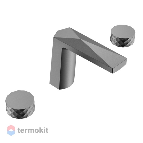 Смеситель для раковины Boheme Venturo gun metall 150-GM-DIAMOND