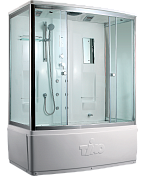 Душевая кабина TIMO LUX 150x88 хром T-7750