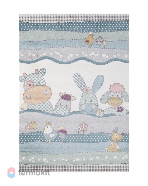 Ковёр Merinos Sofit 160x230 прямоугольный голубой/кремовый 2484