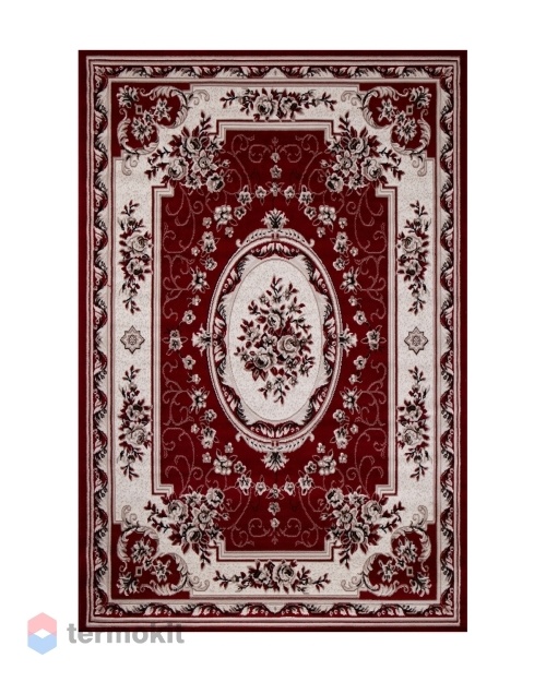 Ковёр Merinos Gavana 150x300 прямоугольный красный/кремовый 5444