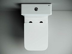 Чаша унитаза напольного Ceramicanova CUBIC с сиденьем микролифт CN1803-B