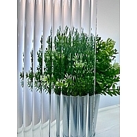 Душевая перегородка RGW WA-08G Walk In 700х1950 золото (рифленое стекло) 06100807-156