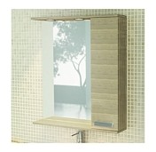 Зеркальный шкаф Comforty Марио-75 подвесной сосна лоредо 00003121624