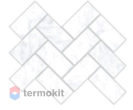 Мозаика Vitra Marmori K9465688LPR1VTE0 Шеврон Каррара Белый (5х10) 28х31,5