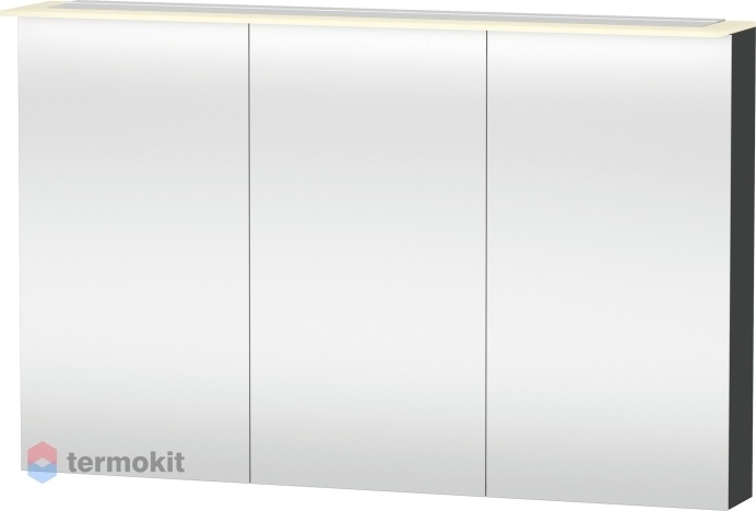 Зеркальный шкаф Duravit X-Large 120 с подсветкой Графит XL759604949