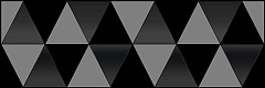 Керамическая плитка Ceramica Classic Sigma Perla Декор чёрный 17-03-04-463-0 20х60