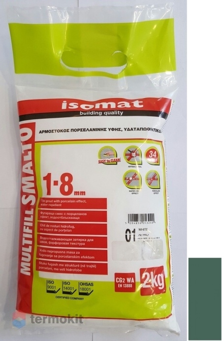 Затирка Isomat Multifill Smalto 1-8 Кипарис 36 (2 кг)