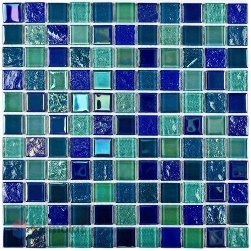 Стеклянная Мозаика Bonaparte Bondi breeze-25 (4x25x25) 30x30
