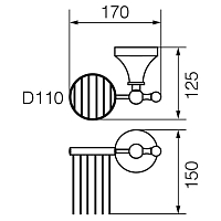 Держатель освежителя Veragio GIALETTA VR.GIL-6453.CR УЦЕНЕННЫЙ