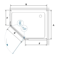 Душевой уголок RGW Passage PA-091 1950x900x1000 хром 35089190-11
