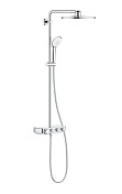 Душевая система GROHE SmartControl Euphoria с термостатом хром 26507000