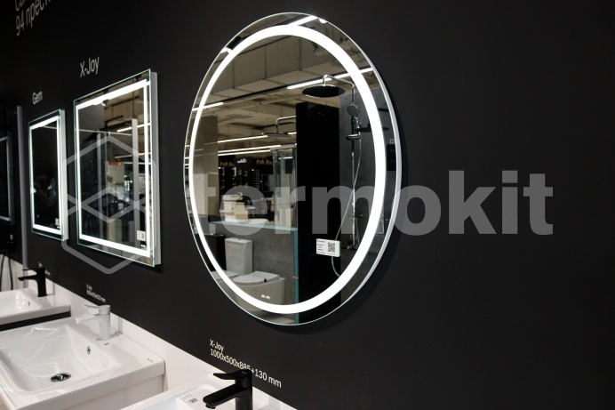 Зеркало X-Joy 80 с LED-подсветкой, ИК- сенсором M85AMOX0801WG Пластик  (артикул: M85AMOX0801WG) купить в Москве по цене 578 руб. в  интернет-магазине Термокит