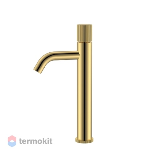 Смеситель для раковины Boheme Stick высокий GOLD LINEA 122-GG.3