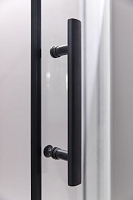 Душевой уголок ESBANO 2000x1000x1000 черный ESUGD7025B