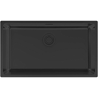 Мойка для кухни Paulmark YUNI матовый черный YU76-MBN