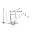 Смеситель для кухни Solone SIT4-B182
