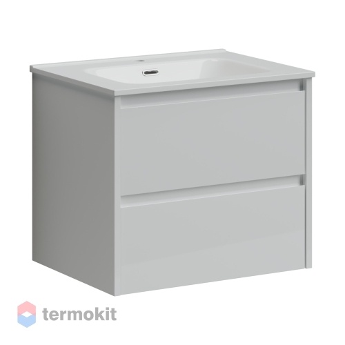 Тумба с раковиной SANCOS Libra 61 подвесная белый LB60W+CN7001