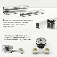 Душевой уголок PAINI Cox 2000x900x900 хром матовый 78CR9090