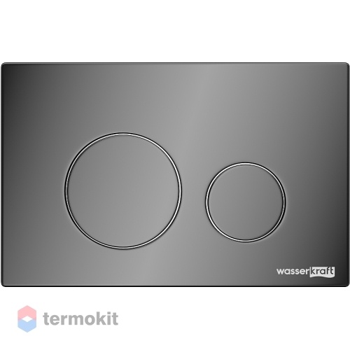 Клавиша смыва WasserKRAFT черный PB02