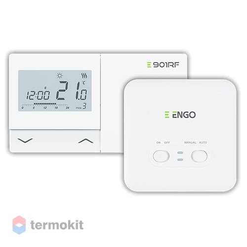ENGO Программируемый беспроводной терморегулятор, на батарейках E901-RF