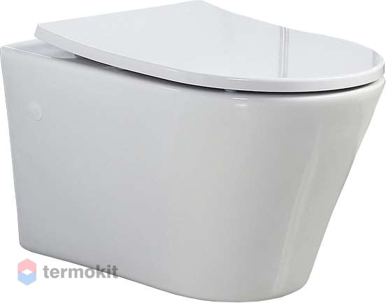 Унитаз подвесной BelBagno Flay-R с сиденьем микролифт BB506CH+BB2009SC