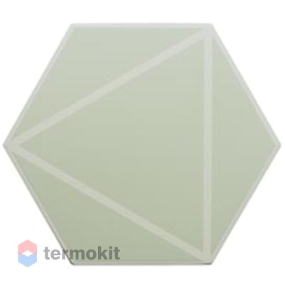 Керамогранит DNA Tiles Fancy Lines Mint 20x23