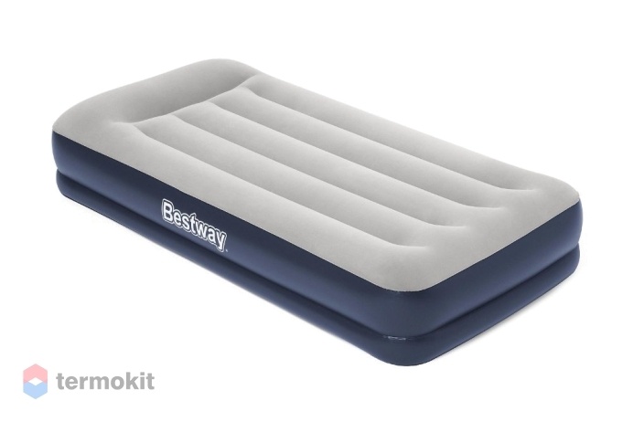 Надувная кровать Tritech Airbed 191х97х36см с подголовником, встроенный электронасос 67723