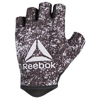 Перчатки для фитнеса Reebok белый/черн, М RAGB-13634