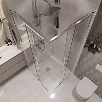 Душевой уголок Niagara Nova 1950x900x900 хром NG-6623-34