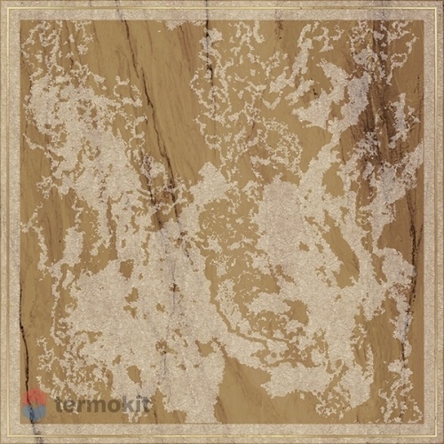 Керамогранит Brennero Venus Dec. Solitaire Rosone Pav. Gold Visone Lapp/Rett декор 60x60